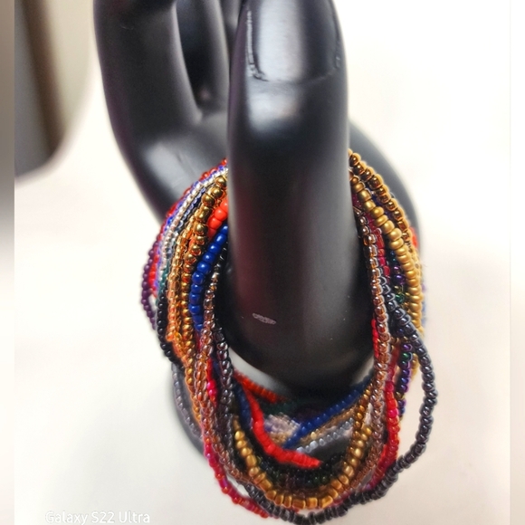 Bohemian Glass Bead Bracelet - Picture 5 of 5